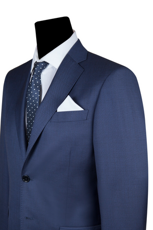 Simbols abito blu uomo in viscosa | ViaMonte Shop