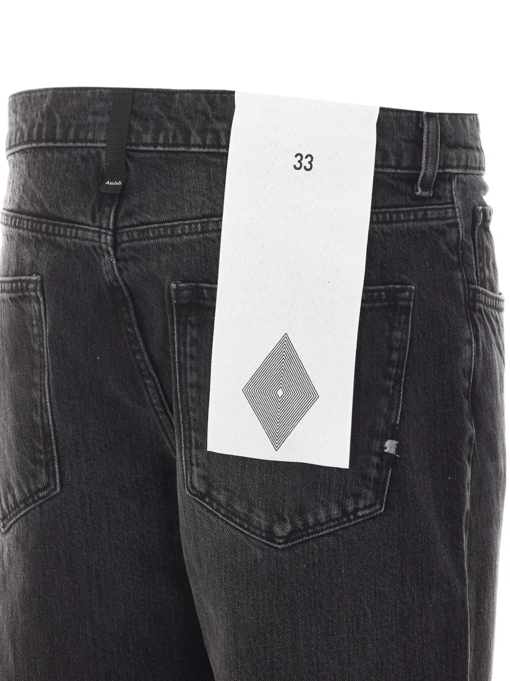 Amish James MAN AMISH Denim Black Black wash - Denim Black