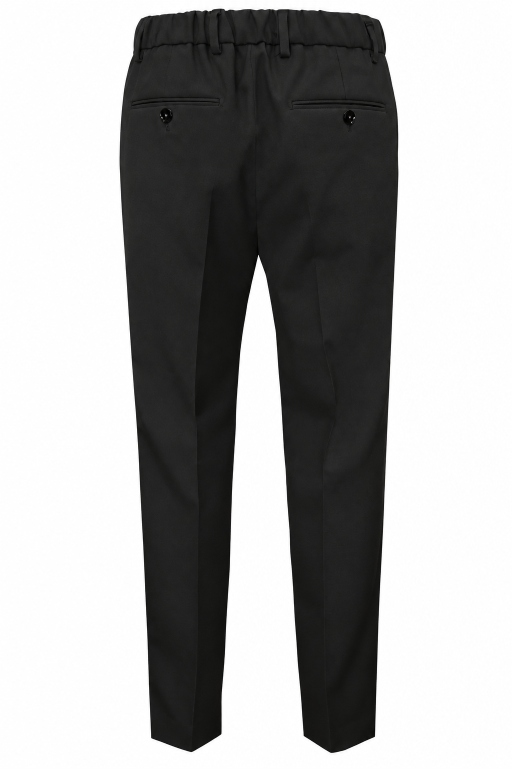 BE ABLE pantalone in fresco lana nero uomo