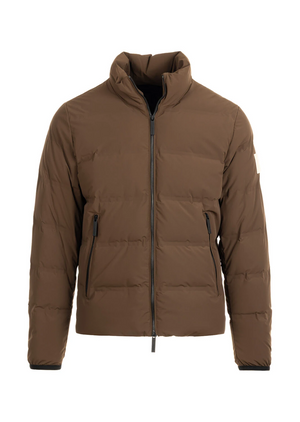 After Label piumino unisex marrone | ViaMonte Shop