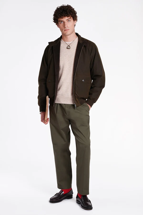Baracuta Waxed G9 Pocket – Deep Moss