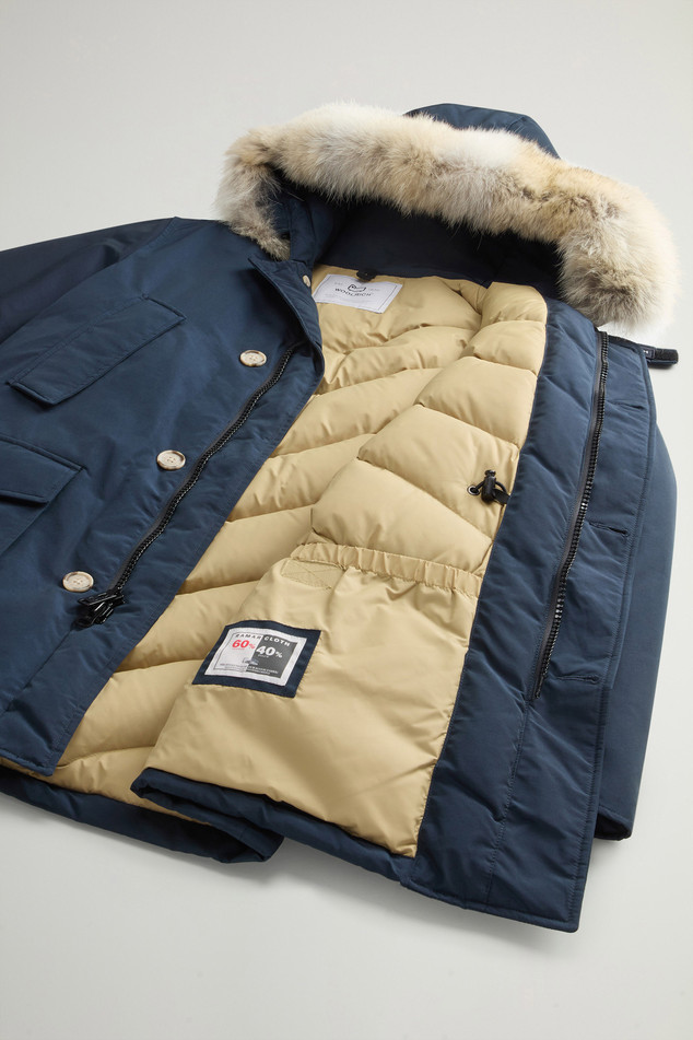 Woolrich Arctic Detachable Fur Parka - Melton Blue | ViaMonte Shop