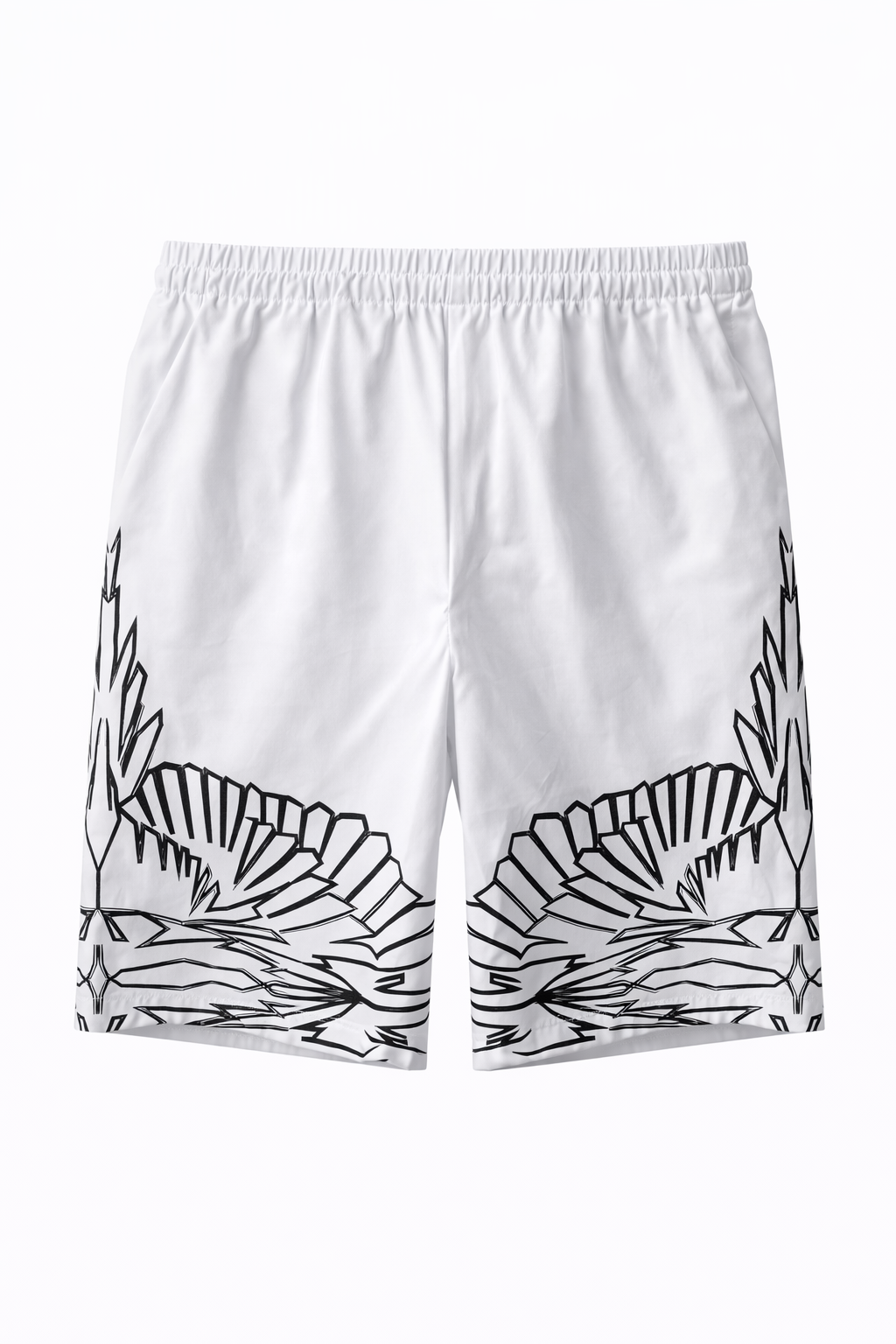 Popeline Bermuda Marcelo Burlon County of Milan Uomo bianco