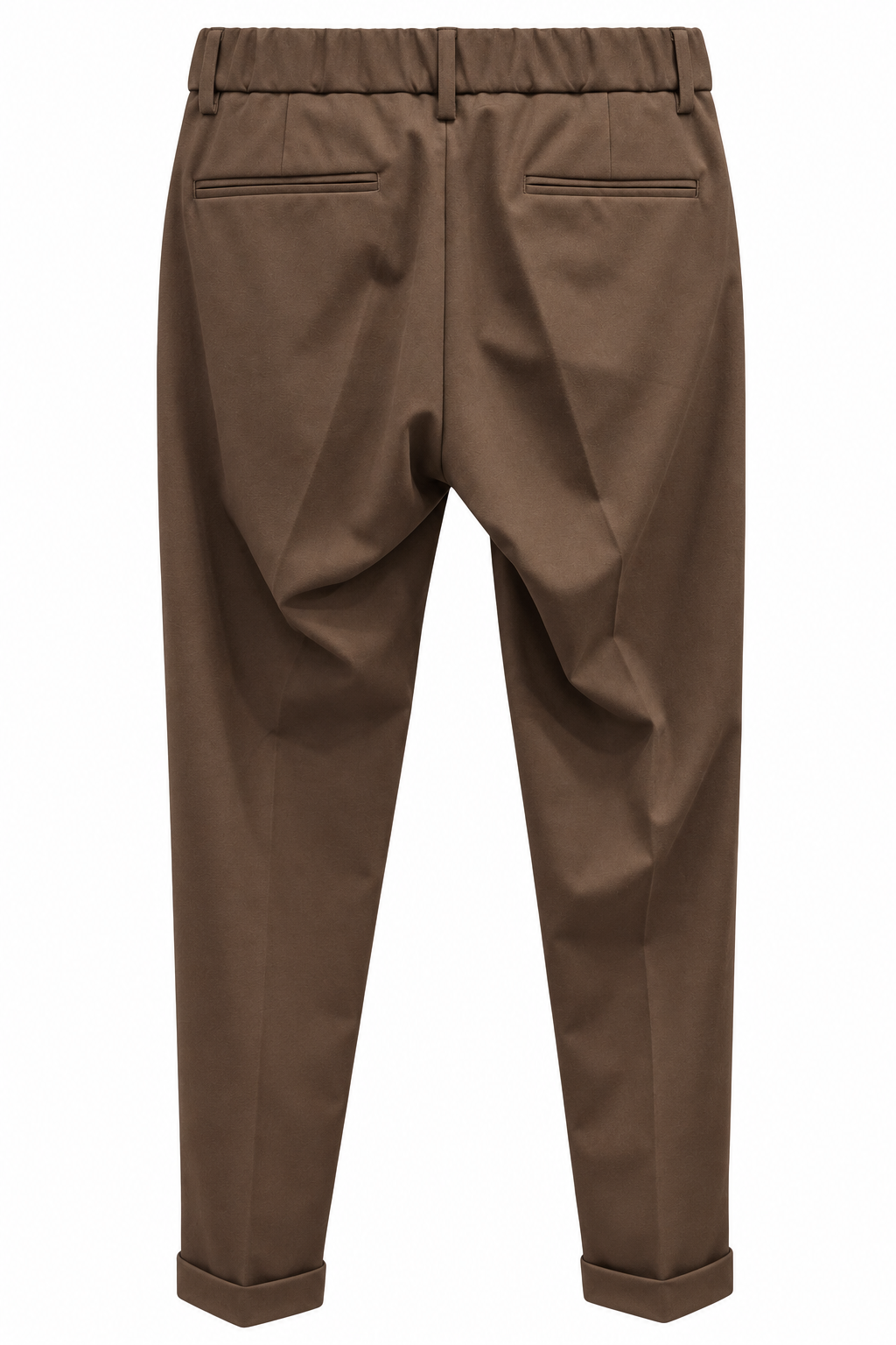 Sartorie Biellesi Pantalone marrone in misto lana uomo