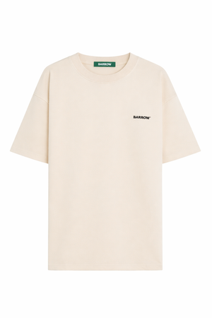 Barrow T-Shirt beige in Jersey di Cotone – Vestibilità Unisex | ViaMonte Shop