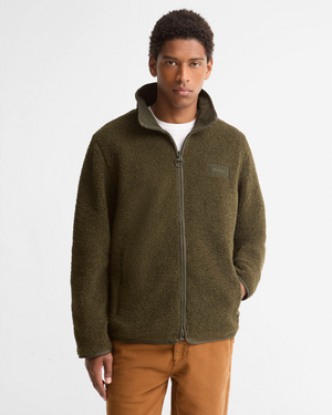 Barbour giubbino Reversible Fleece Jacket verde | ViaMonte Shop