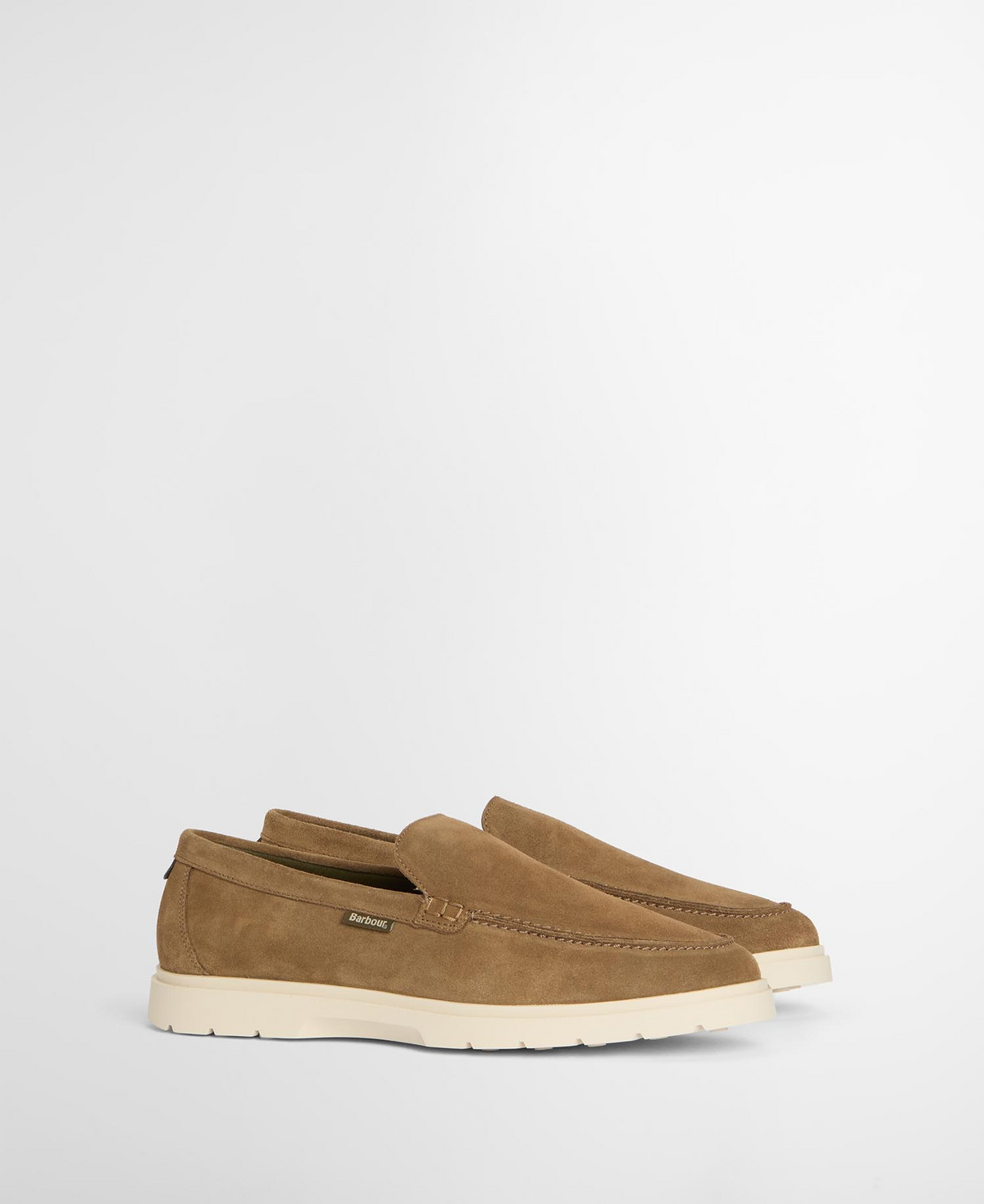 Mocassino beige in suede