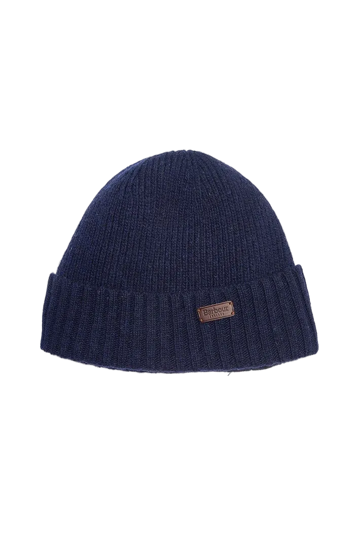 Barbour Carlton Beanie – Navy | ViaMonte Shop