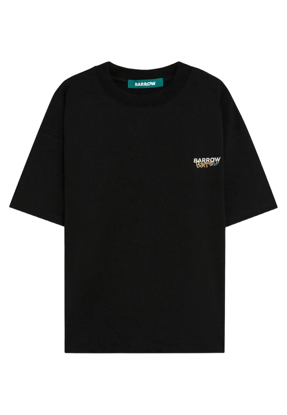 Barrow T-Shirt nera in Jersey di Cotone – Vestibilità Unisex | ViaMonte Shop