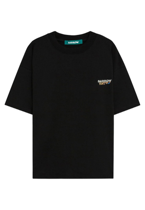 Barrow T-Shirt nera in Jersey di Cotone – Vestibilità Unisex | ViaMonte Shop