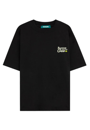 Barrow T-Shirt nera in Jersey di Cotone – Vestibilità Unisex | ViaMonte Shop