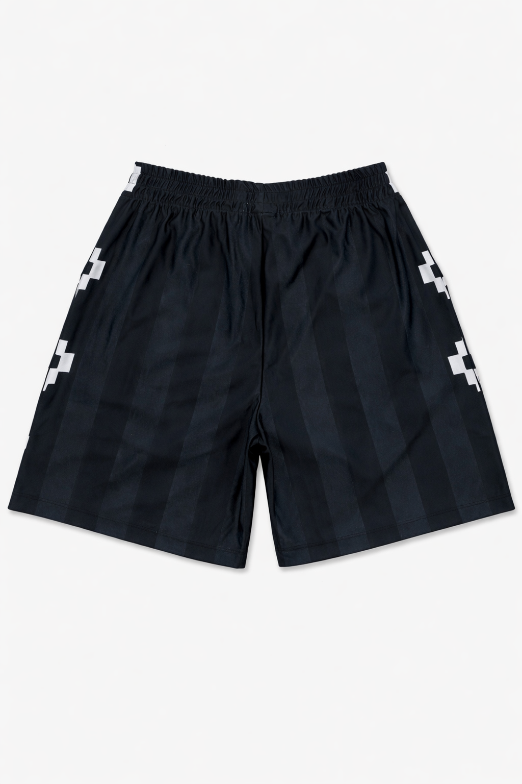 Soccer Shorts unisex nero Marcelo Burlon County of Milan bermuda | ViaMonte Shop