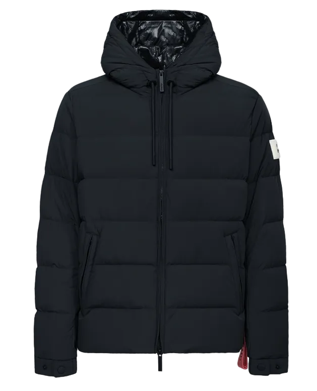 After Label piumino nero unisex
