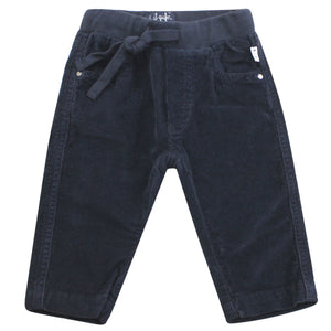 ViaMonte Shop | Il Gufo pantalone baby boy blu in velluto
