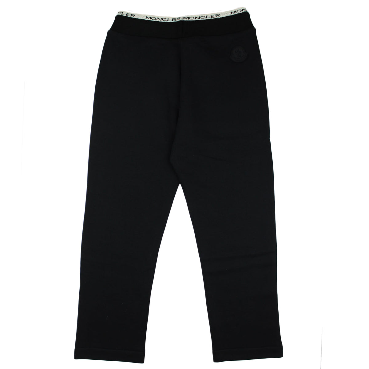 ViaMonte Shop | Moncler Enfant pantalone jogging bambino in cotone nero