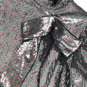 ViaMonte Shop | N°21 abito teen grigio in paillettes