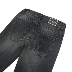 ViaMonte Shop | Pinko Jeans bambina nero in cotone stretch