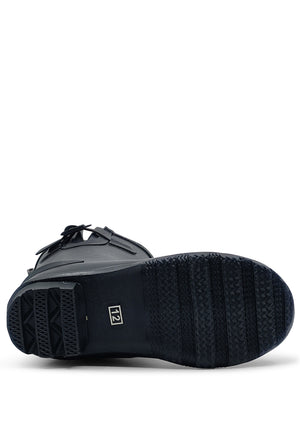 ViaMonte Shop | Barbour kid's stivale bambina nero con logo