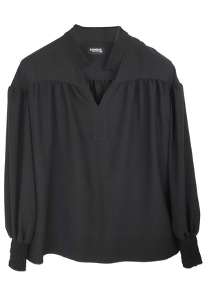 ViaMonte Shop | Dondup kids blusa teen nera in misto viscosa