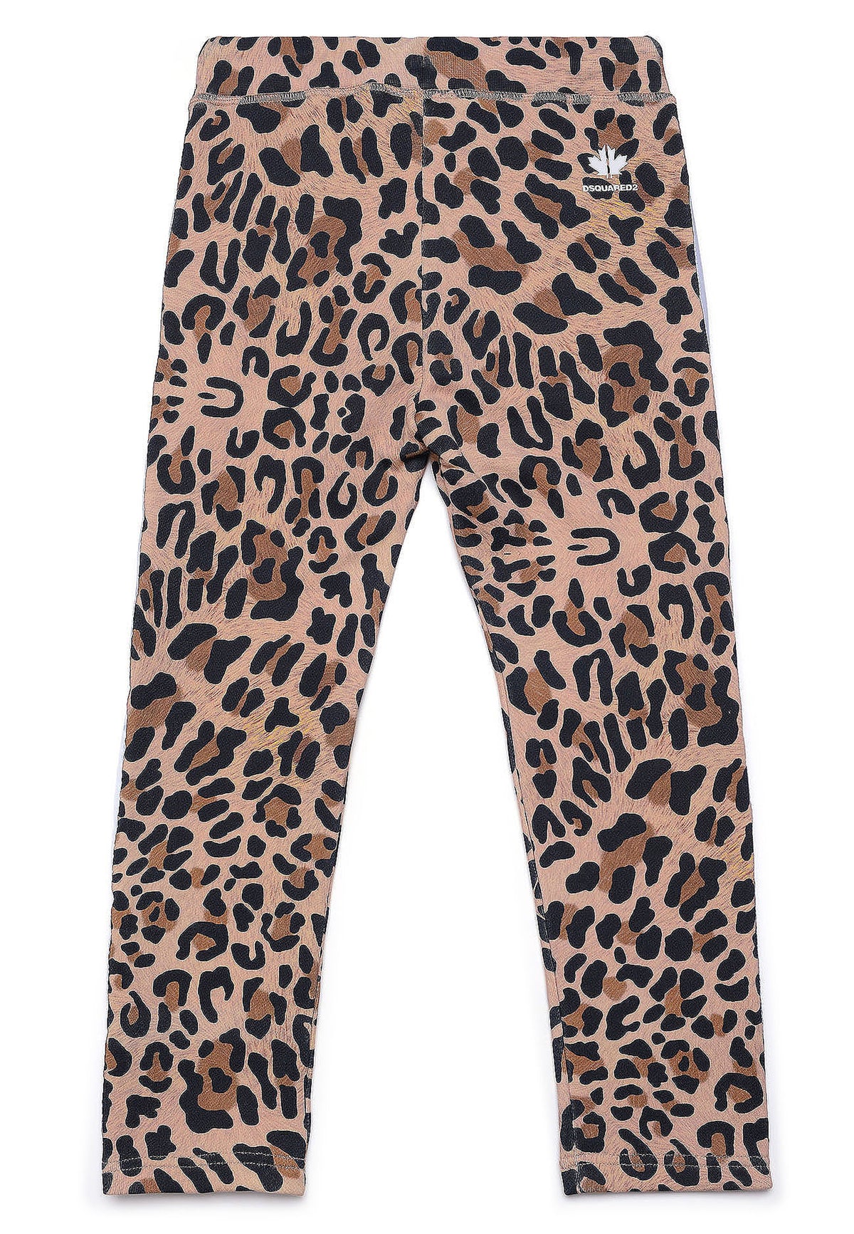 ViaMonte Shop | Dsquared2 teen pantalone sportivo leopard in misto cotone