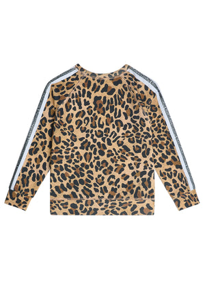 ViaMonte Shop | Dsquared2 teen felpa stampa animalier in misto cotone