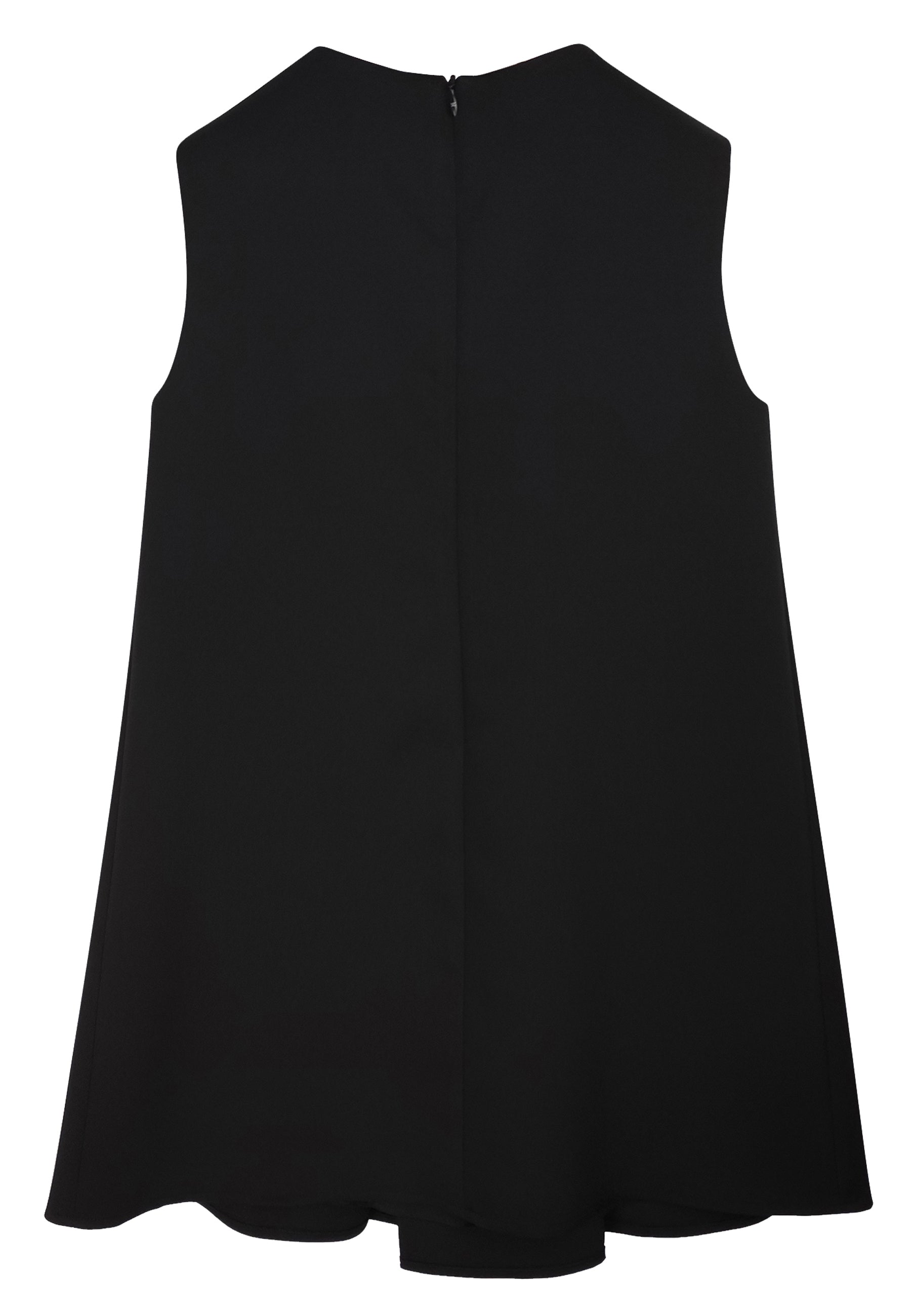 ViaMonte Shop | Elisabetta Franchi La Mia Bambina abito teen nero in crepe