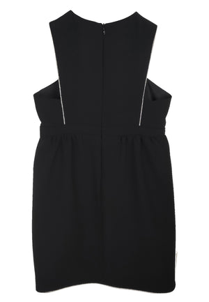 ViaMonte Shop | Elisabetta Franchi La Mia Bambina abito bambina nero in crepe