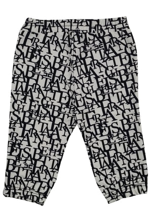 ViaMonte Shop | Elisabetta Franchi La Mia Bambina pantalone baby girl in felpa di cotone stampato