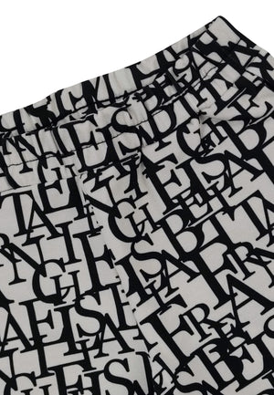 ViaMonte Shop | Elisabetta Franchi La Mia Bambina pantalone baby girl in felpa di cotone stampato