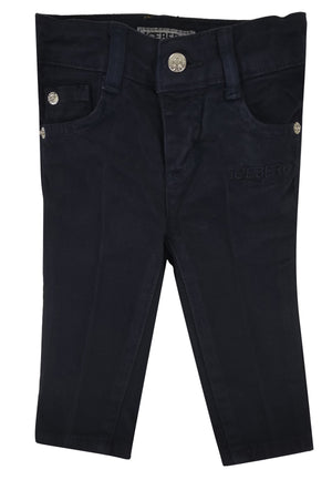 ViaMonte Shop | Ice Iceberg pantalone baby boy blu in bull di cotone