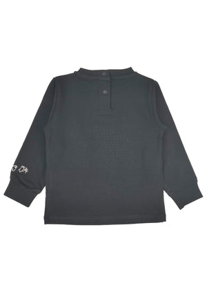 ViaMonte Shop | Ice Iceberg t-shirt baby girl nera in cotone