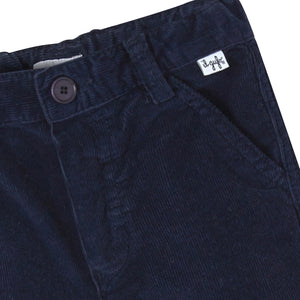 ViaMonte Shop | Il Gufo pantalone baby boy blu in velluto