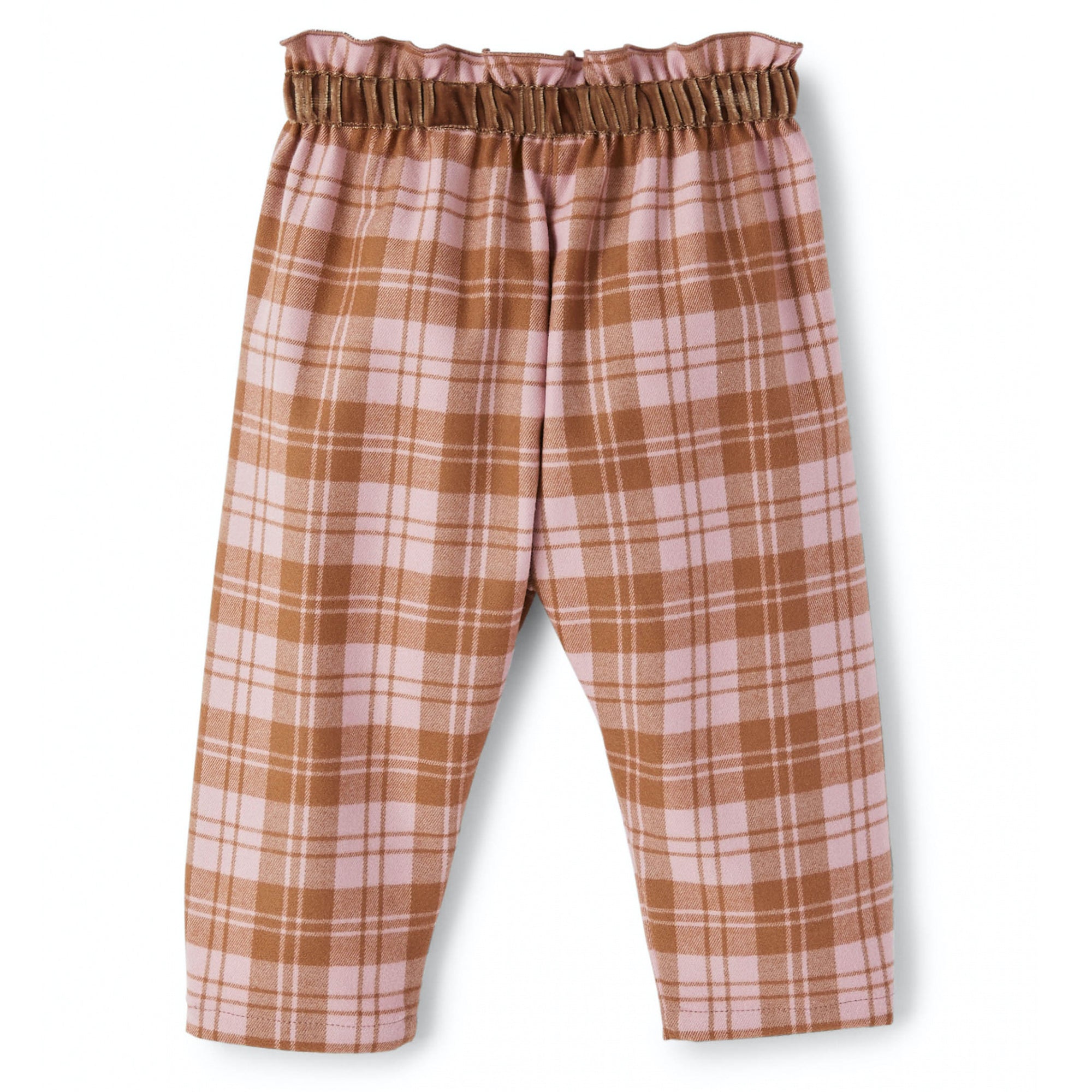 ViaMonte Shop | Il Gufo baby girl pantalone check con fiocco