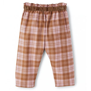 ViaMonte Shop | Il Gufo baby girl pantalone check con fiocco