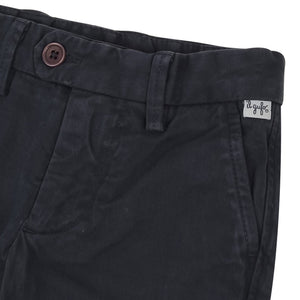 ViaMonte Shop | Il Gufo pantalone bambino blu in cotone