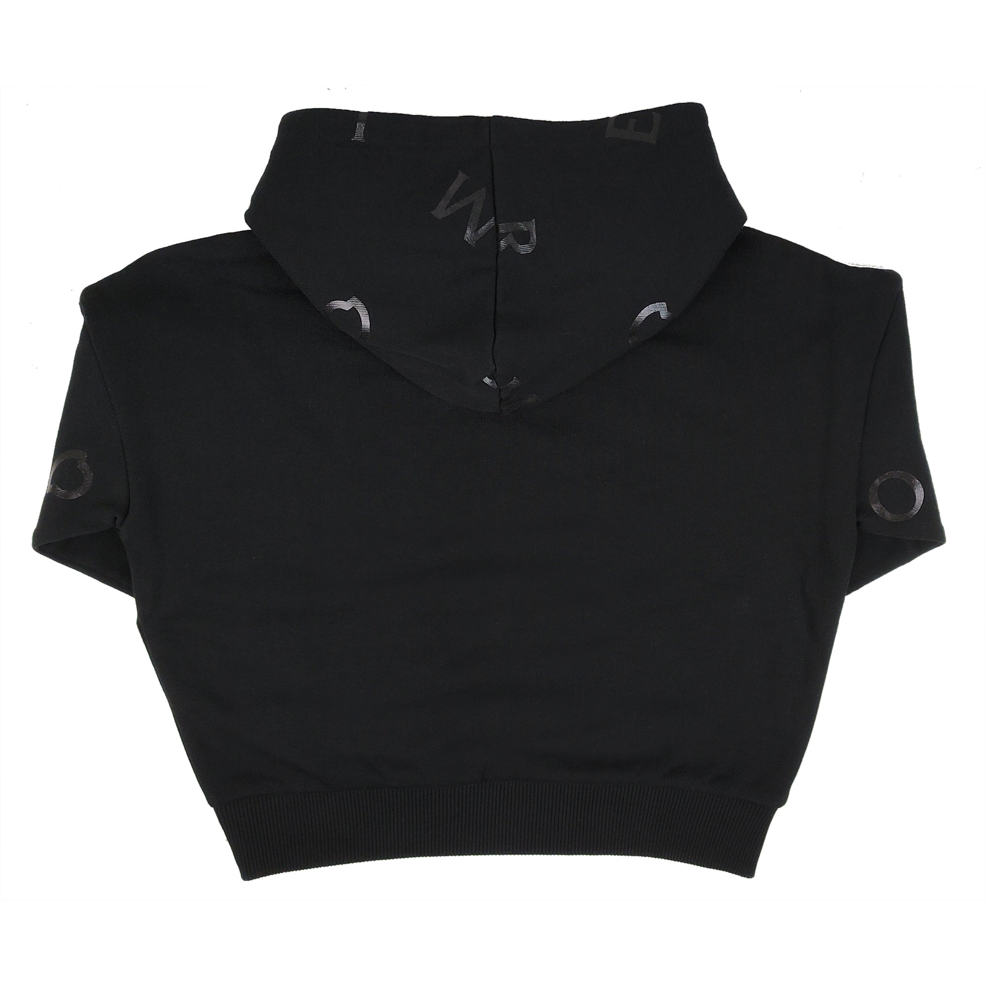 ViaMonte Shop | Moncler Enfant felpa bambina nera in cotone