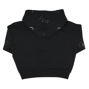 ViaMonte Shop | Moncler Enfant felpa bambina nera in cotone