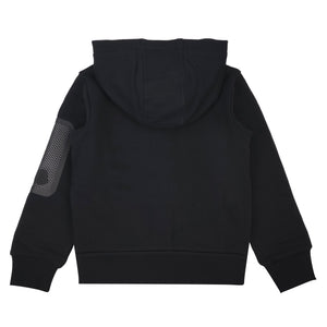 ViaMonte Shop | Moncler Enfant felpa bambino nera in cotone