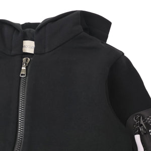 ViaMonte Shop | Moncler Enfant felpa bambino nera in cotone