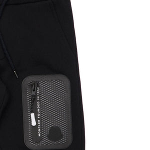 ViaMonte Shop | Moncler Enfant pantalone jogging bambino nero in cotone
