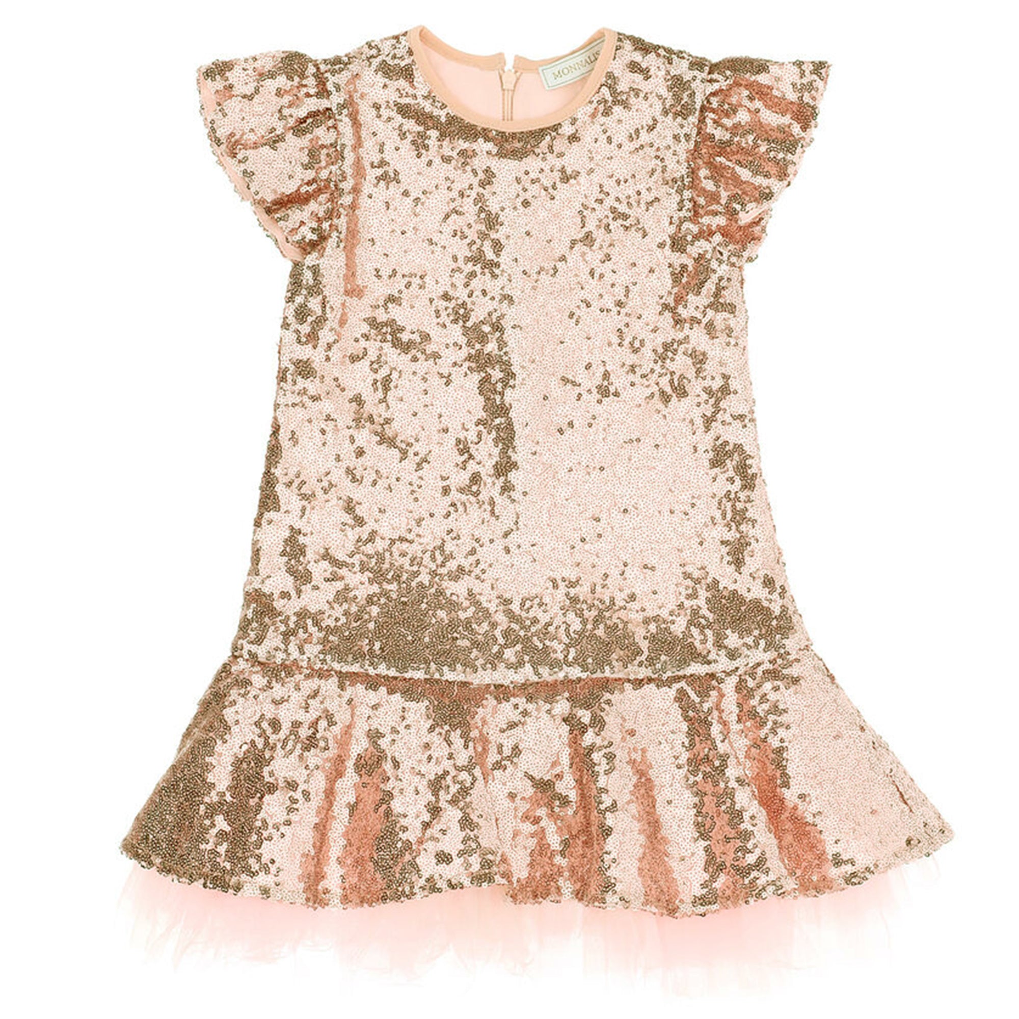 Monnalisa Vestito Bambina Paillettes Abiti Per Bambina Monnalisa