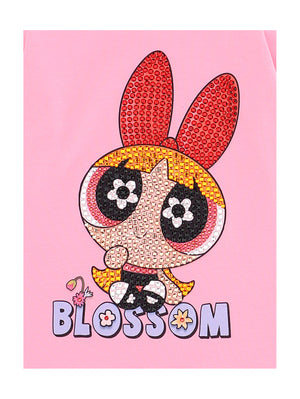ViaMonte Shop | Monnalisa bambina t-shirt rosa in jersey di cotone