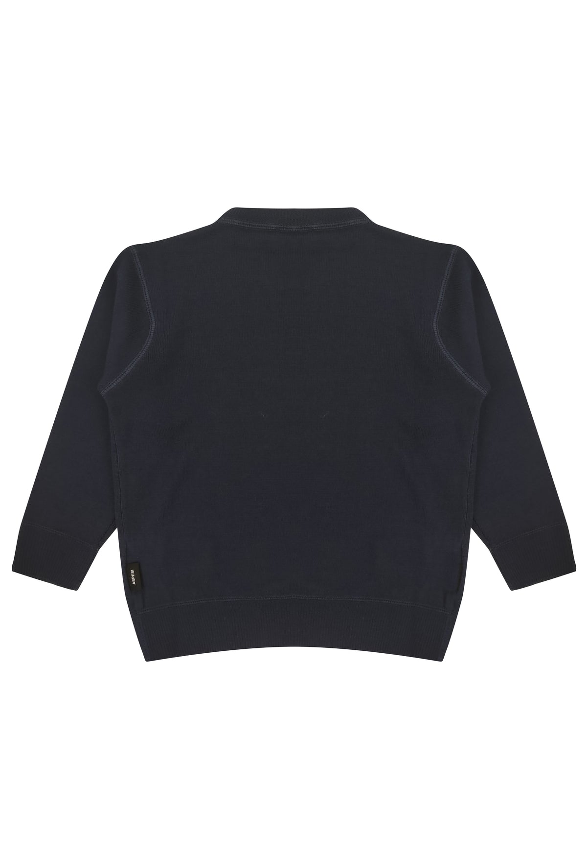 ViaMonte Shop | Aspesi maglia blu notte bambino in lana merino