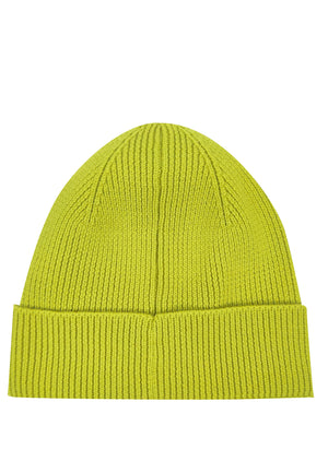 ViaMonte Shop | Aspesi cappello a costine verde acido ragazzo in pura lana