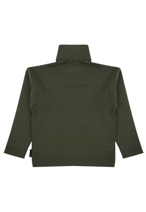 ViaMonte Shop | Aspesi maglia verde mimetico bambino in lana merino