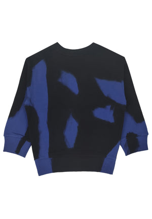 ViaMonte Shop | Diesel Kid felpa smart over nera bambino in cotone