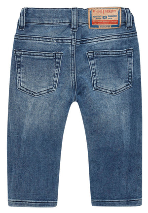 ViaMonte Shop | Diesel Kid jeans D-Jools-b neonato in cotone effetto denim