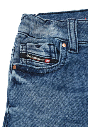 ViaMonte Shop | Diesel Kid jeans D-Jools-b neonato in cotone effetto denim