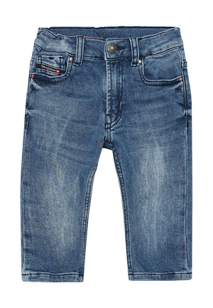 ViaMonte Shop | Diesel Kid jeans D-Jools-b neonato in cotone effetto denim