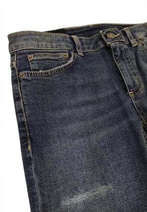 ViaMonte Shop | Dondup kids jeans Monroe blu ragazza in cotone stretch